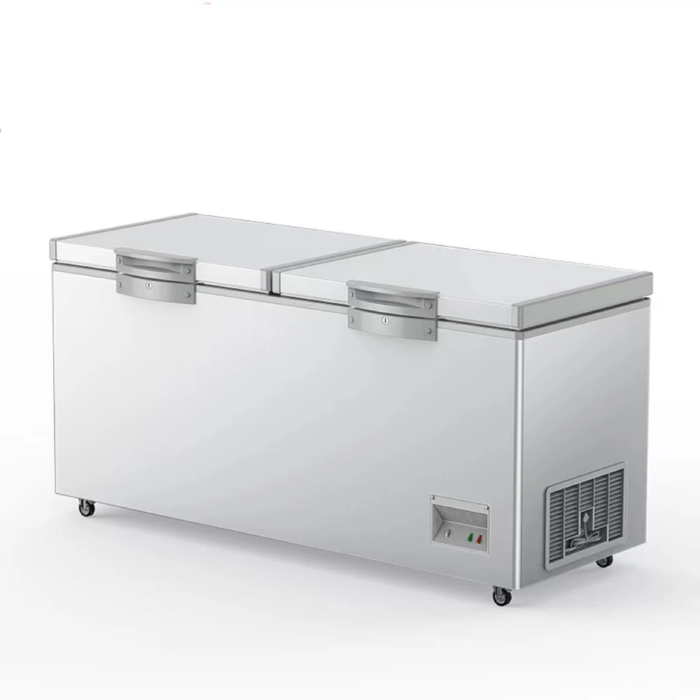Hae9ca885eae44a348d2811c0fc8e17d77.webp 518L/629L/719L Commercial Large Deep Freezer Hot Selling Cheap Freezer Home Garage Fish Meat Open Top Cold Store - Image 1